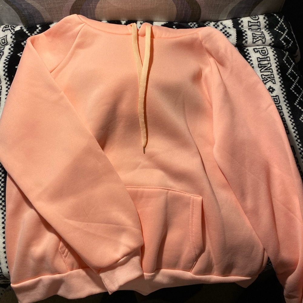 Pink hoodie